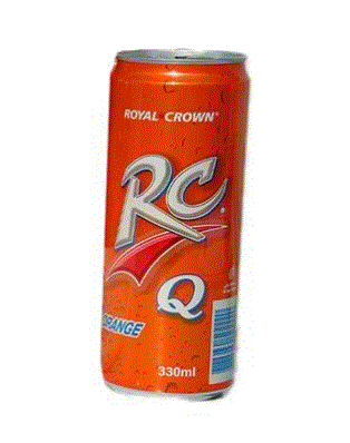 RC Orange Soft Drink Can 330ML
