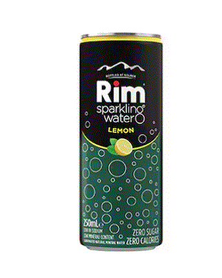 Rim Sparkling Water Lemon Can 250ML