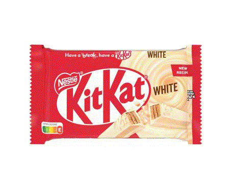 Nestle KitKat Four Fingers White Chocolate Bar 41.5G