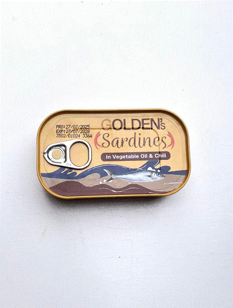 Golden’s Sardines With Vegetable Oil & Chili 125G