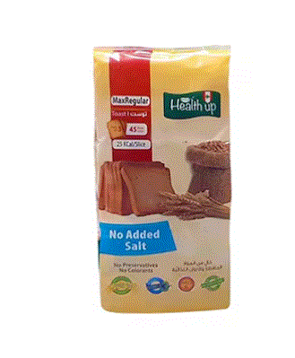 Health Up Max Regular Zero Added Sugar Toast 45 Slices