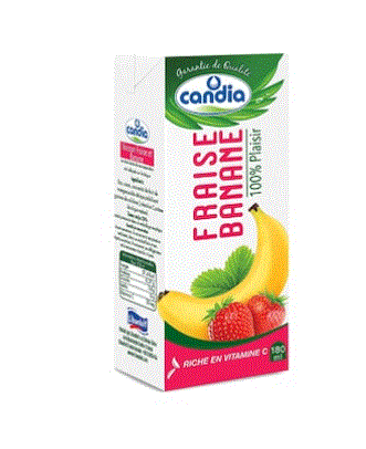 Candia Strawberry & Banana Drink 180ML
