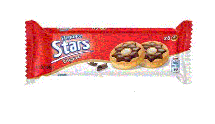 Elegance Stars Original Biscuits 34G