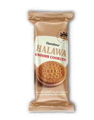 Gandour Halawa Cream Cookies 38G