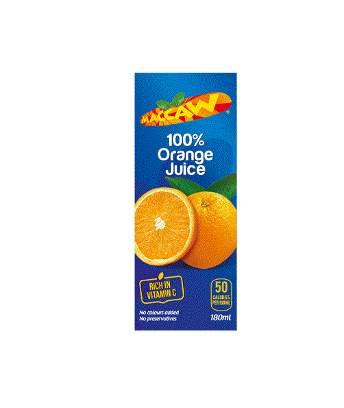 Maccaw Orange Juice 180ML