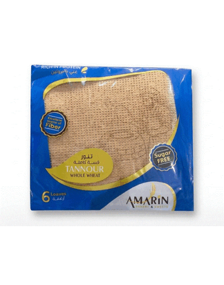 Amarin Sugar Free Tannour Whole Wheat 6 Loaves