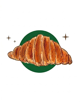 Green Lebanon Cheese Croissant
