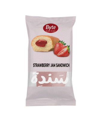 Byte Sande Strawberry Jam Sandwich 100G
