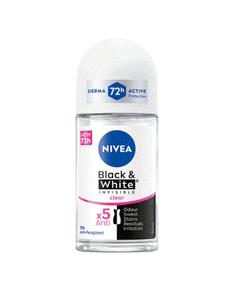 Nivea Black & White Clear Roll On For Women 50ML