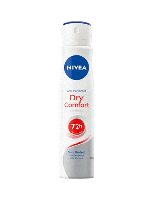 Nivea Dry Comfort Spray Deodorant For Women 150ML