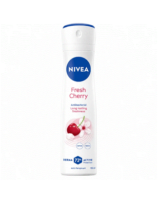 Nivea Fresh Cherry Spray Deodorant For Women 150ML