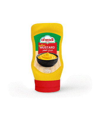 Al Wadi Al Akhdar Mustard Squeezable Bottle 310G