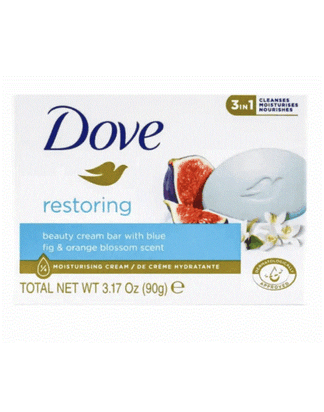 Dove Restoring Fig & Orange Blossom Bar Soap 90G