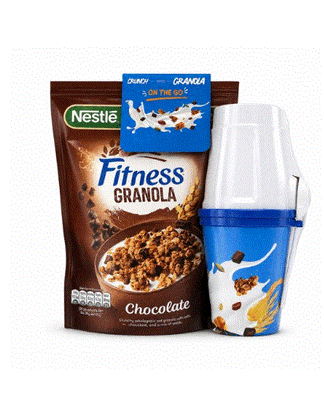 Nestle Fitness Granola Chocoate Bag 350G
