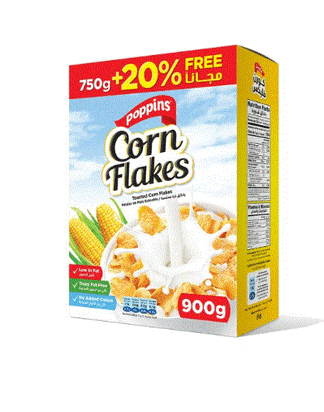 Poppins Corn Flakes 900G Premium