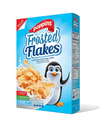 Poppins Frosted Flakes 500G Premium