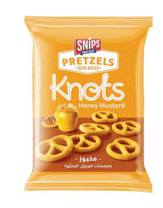 Snips Pretzels Knots Honey Mustard 30G