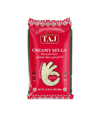 Taj Creamy Sella Basmati Rice 800G