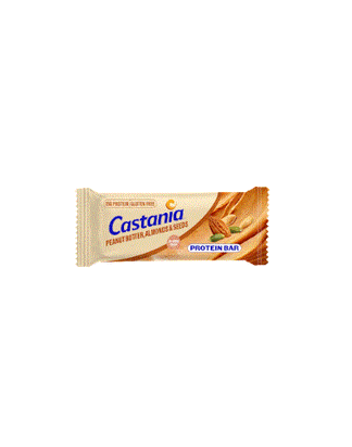 Castania Peanut Butter, Almonds & Seeds Protein Bar No Added Sugar 50G
