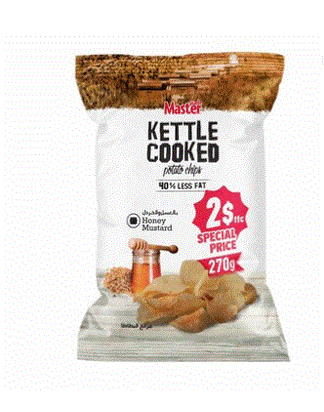 Master Kettle Cooked Honey Mustard Chips 270G