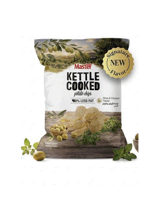 Master Kettle Cooked Olive & Oregano Chips 270G